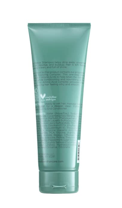 Root to End_Detox Shampoo_8 fl oz_Strand Reviving Complex_Cruelty Free_Vegan_NO SLS/SLES, Parabens,Phthalates, Silicones or Mineral Oils
