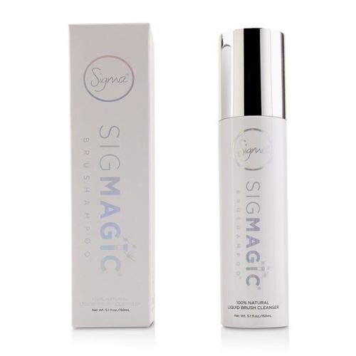 Sigma Beauty Sigmagic Brushampoo Liquid - Professional Grade Cleaner Solution for Makeup Brushes & Sponges to Remove Makeup Residue (5.1 FL Oz) Beauty & Personal Care Sigma Beauty