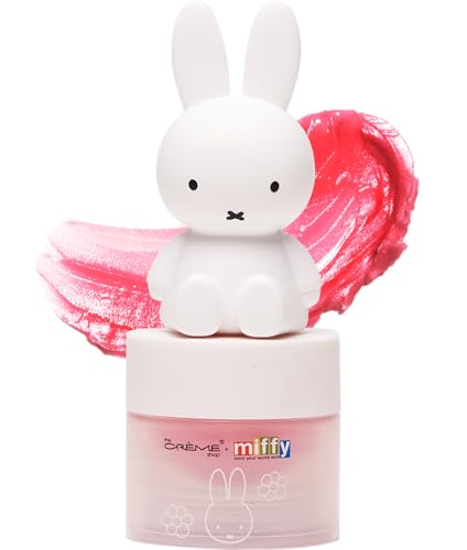 The Crème Shop Miffy Tinted Lip Balm with adorable Miffy cap, with Hyaluronic Acid and Murumuru to moisturize, soften and visibly improve chapped or Beauty and Personal Care The Crème Shop