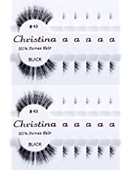 12pks Eyelashes - 43 by Christina Beauty & Personal Care Christina