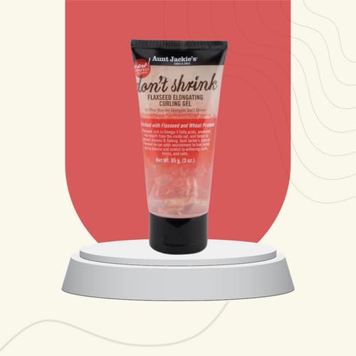 Aunt Jackie's Don't Shrink Flaxseed Elongating Curling Gel 3 Oz Beauty & Personal Care Aunt Jackie's