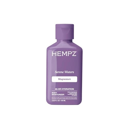 Hempz Mini Magnesium Body Lotion for Sleep & Relaxation, Hydrating Lotion with Arnica, & Shea Butter, Calming Nighttime Moisturizer for Muscle Relief Beauty & Personal Care Hempz