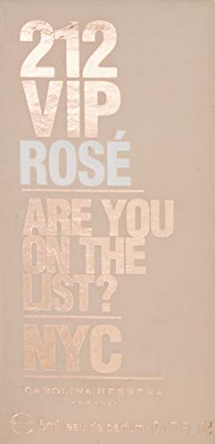 212 Vip Rose By Carolina Herrera Eau De Parfum .17 Oz Mini Beauty & Personal Care Carolina Herrera