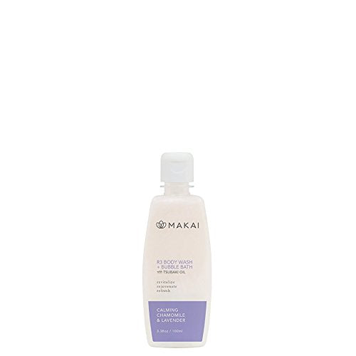 BODYWASH & BUBBLE BATH 3.38 oz. (On The GO) - Calming Chamomile Lavender Beauty & Personal Care Makai