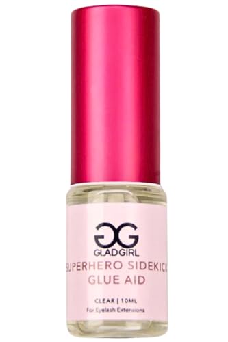 GladGirl Superhero Sidekick Lash Bonder for Eyelash Extensions, Glue Accelerator, Lash Extension Sealant, Longer Retention, Glue Primer Accelerate