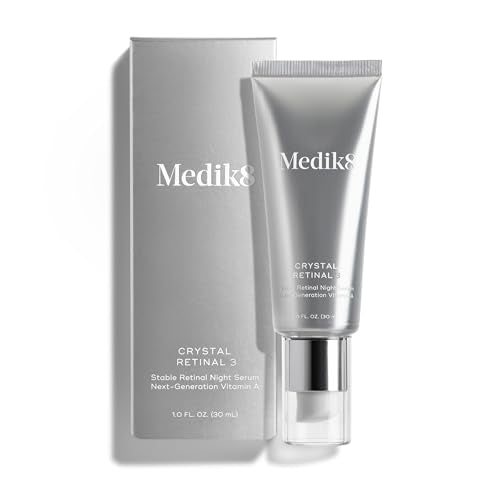 Medik8 Crystal Retinal 3 - Firming, Advanced Skin Retinaldehyde Face Serum - Night Serum with Hyaluronic Acid and Vitamin E - Gluten Free - 1 oz Beauty & Personal Care Medik8