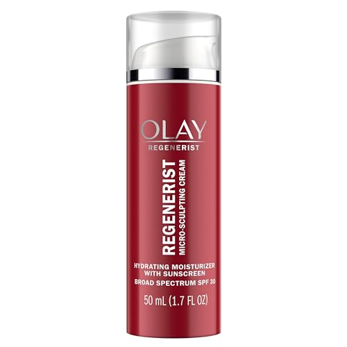 Face Moisturizer by Olay Regenerist Micro-Sculpting Cream Face Moisturizer with SPF 30 Broad Spectrum 1.7 oz Beauty & Personal Care Olay