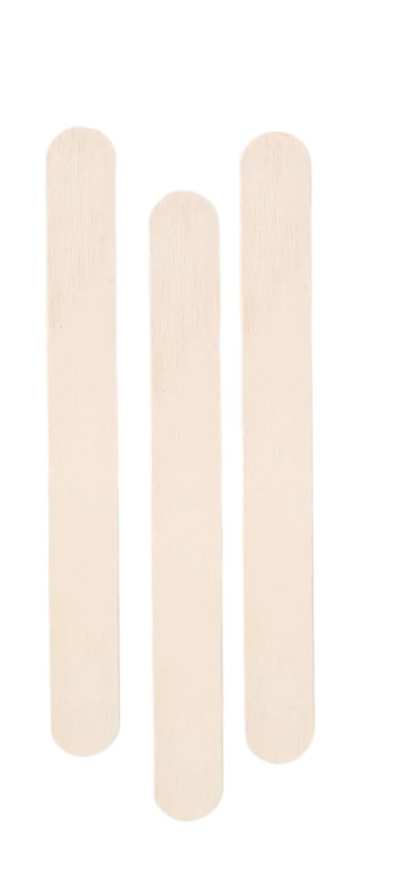 Small Waxing Sticks 500pcs Wooden Waxing Stick Disposable Wax Bean Wiping Tool Hair Removal Beauty Nail Charms(150mm) Beauty and Personal Care Gonehyu