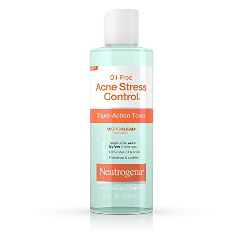 Neutrogena Oil-Free Acne Stress Control Triple-Action Toner, 8 Fluid Ounce (Pack of 2) Beauty & Personal Care Neutrogena