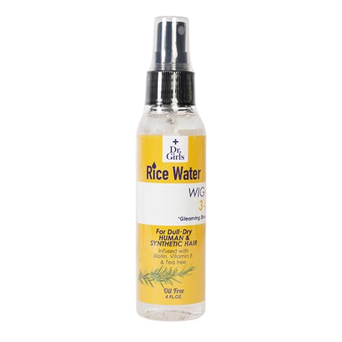 Dr.Girls Rice Water Wig-Shining 3 in 1 Spray 4oz (Tea Tree) Beauty & Personal Care Dr.Girls