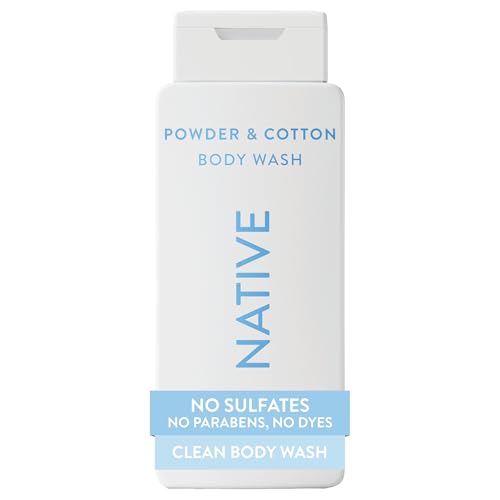 Native Body Wash Contains Naturally Derived Ingredients | For Women & Men, Sulfate, Paraben, & Dye Free Leaving Skin Soft and Hydrated |Powder Beauty & Personal Care Native