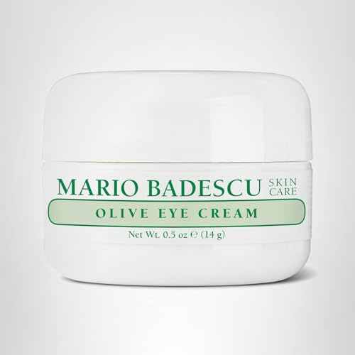 Mario Badescu Olive Eye Cream for Dry & Sensitive Skin | Rich Under Eye Cream with Olive Leaf Extract & Cocoa Butter | Nourishes Dry Under Eyes | 0.5 Beauty & Personal Care Mario Badescu