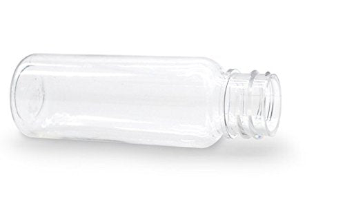 12Pcs 10ml/20ml Empty Refillable Clear Plastic Bottle with Aluminum Screw Cap Travel Small Container (10 ML) Beauty & Personal Care ASTRQLE