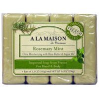 A LA MAISON Bar Soap Rsmry Mint Value 4 Ct Beauty & Personal Care A LA MAISON