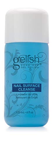 Gelish Nail Surface Cleanse - Gel Top Coat Nail Cleaner, Removes Tacky Residue, High-Shine Finish, Skin-Safe Formula, Smooth & Glossy Results Beauty & Personal Care Gelish