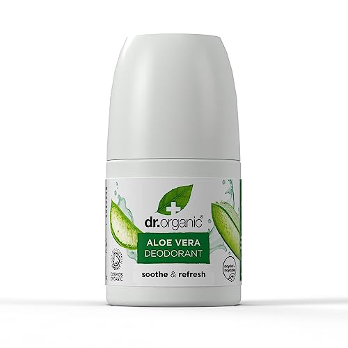 Dr Organic Aloe Vera Deodorant Roll On 50ml Beauty and Personal Care Dr. Organic