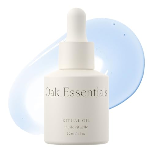 Oak Essentials Ritual Oil, Blue Tansy Hydrating Face Oil with Organic Jojoba Seed and Borage Seed Oils, Balances Sensitive-Feeling Skin, Silky Finish Beauty & Personal Care Oak Essentials