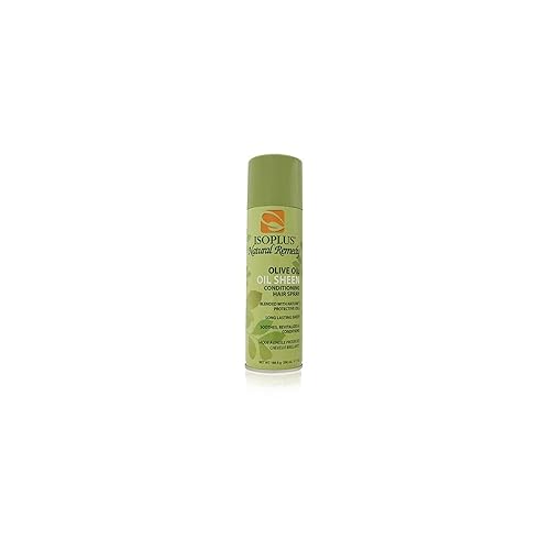 Isoplus Natural Remedy Olive Oil Sheen Conditioning Hair Spray 7 Oz. Beauty & Personal Care Isoplus