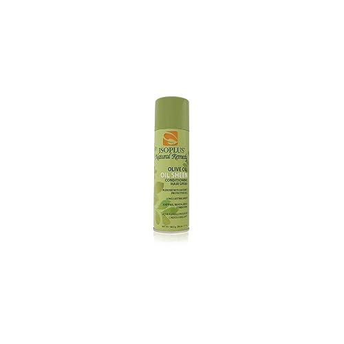 Isoplus Natural Remedy Olive Oil Sheen Conditioning Hair Spray 7 Oz,Pack of 2 Beauty & Personal Care Isoplus