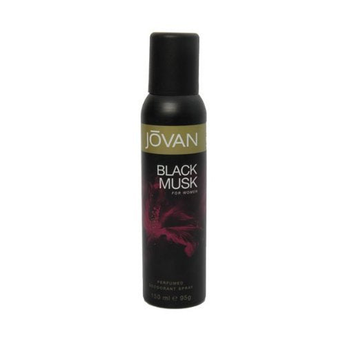 Jovan Deodorant Spray for Women, Black Musk, 5 Ounce by Jovan Beauty and Personal Care Jovan