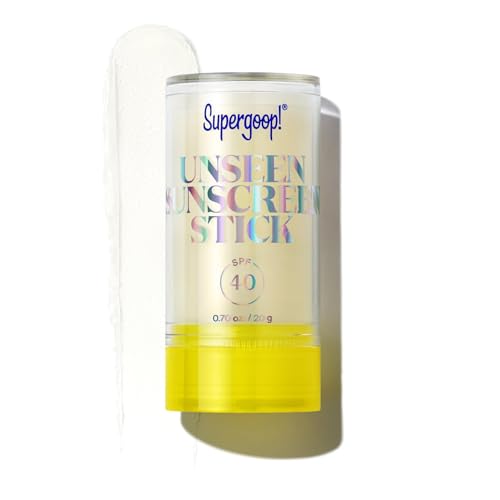 Supergoop! Unseen Sunscreen Stick - SPF 40 - Clear & Invisible Sun Protection - Broad Spectrum Face Sunscreen - Glides Over Makeup - Natural Finish Beauty and Personal Care Supergoop! Default Title