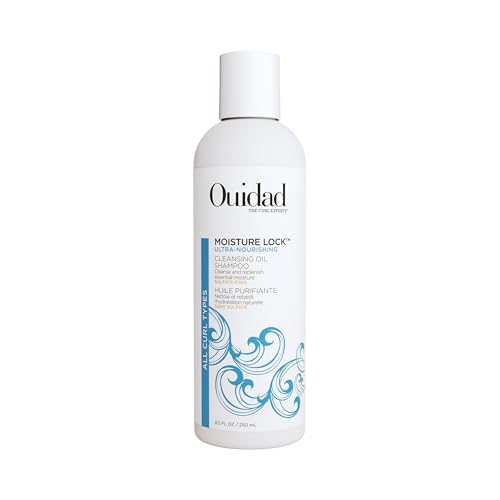 Ouidad Moisture Lock Ultra Nourishing Cleansing Oil Shampoo for Curly Hair - 8.5 fl oz, Rehydrates Dry, Damaged Curls, Color Safe Shampoo, For Women Beauty & Personal Care Ouidad