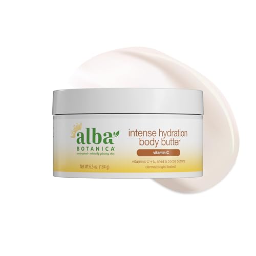 Alba Botanica Intense Hydration Whipped Body Butter, with Shea, Cocoa, and Kukui Nut Butters, 6.5 Oz (Packaging May Vary) Beauty & Personal Care Alba Botanica