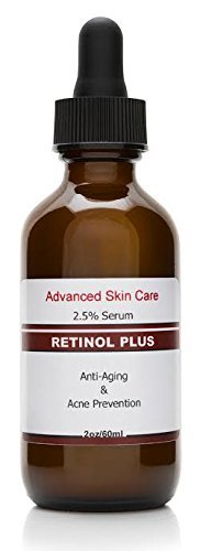Retinol Cream 2.5% (2.oz bottle) with Vitamin C Serum 20%, Salicylic Acid 2%, 3.5% Niacinamide B3, 10% MSM and Tea Tree Oil - Anti Aging and Skin Beauty & Personal Care Advanced Skin Care
