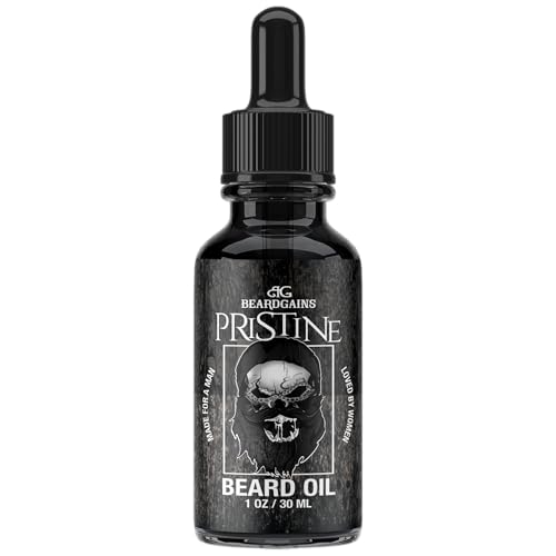 Beard Gains Beard Oil for Men - Organic Beard Growth Oil, Moisturizer & Conditioner, Softens & Strengthens Facial Hair, Reduces Itch, Promotes Healthy Beauty and Personal Care Beard Gains