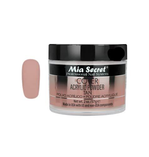 Mia Secret Cover Tan Acrylic Powder MADE IN USA Multiple Sizes (2 oz) Beauty & Personal Care Mia Secret