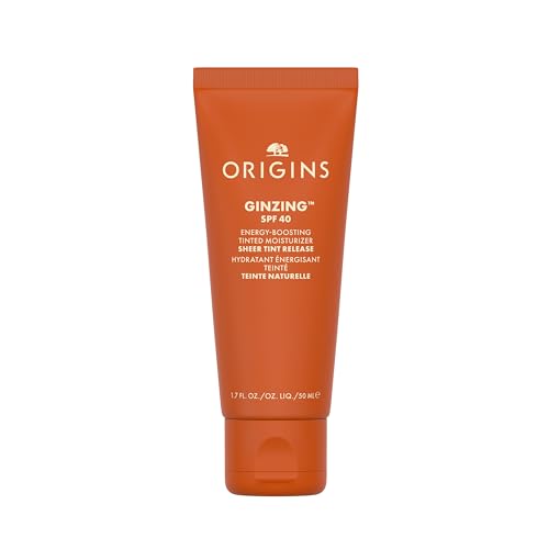 Origins GinZing Energy-Boosting Tinted Moisturizer with SPF 40 | Hydrates & Perfects | Skin Tint with Caffeine and Ginseng, 1.7 Fl Oz Beauty & Personal Care Origins