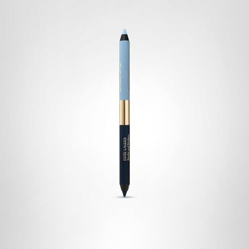 Estée Lauder Smoke and Brighten Long-Lasting Waterproof Kajal Eyeliner Pencil Duo, 0.03 Ounce, Marine/Sky Blue Beauty & Personal Care Estée Lauder