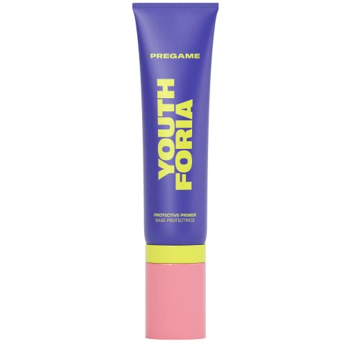 Youthforia Pregame Primer, Daily Protective, Hydrating Face Primer, Grips Makeup & Locks In Moisture For A Soft-Radiant Glow, Vegan & Cruelty-Free Beauty & Personal Care Youthforia