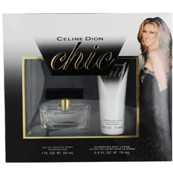 CELINE DION CHIC by Celine Dion Gift Set for WOMEN: EDT SPRAY 1 OZ & SHIMMERING BODY LOTION 2.5 OZ Beauty & Personal Care Celine Dion