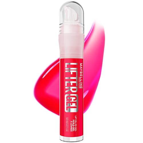 MAYBELLINE Lifter Oil-in-Gel Lip Gloss for Glassy, Bouncy Shine, Hydrating, Tinted Lip Balm and Moisturizer with Hyaluronic Acid and Passionfruit Oil, Beauty & Personal Care MAYBELLINE
