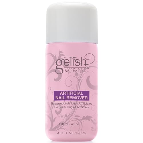 Gelish Artificial Nail Remover - Soak-Off Polish Remover for Fast, Gentle, Prevents Drying, and Maintains Healthy Nails. Ideal for Professional Beauty & Personal Care Gelish