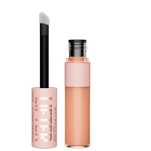 Maybelline Lifter Serum Concealer, Radiant Concealer with Full Coverage, Includes 2% Peptides + Caffeine to Hydrates & Brightens Under Eyes, 55, 1 Beauty & Personal Care MAYBELLINE