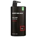 Every Man Jack Men's Body Wash - | 33-ounce Twin Pack - 2 Bottles Included | Naturally Derived, Parabens-free, Pthalate-free, Dye-free, and Certified Beauty & Personal Care Every Man Jack