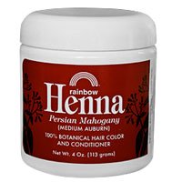 Henna (Persian) - Medium Auburn, Mahogany, 4 oz ( Multi-Pack)5 Beauty & Personal Care Rainbow Research