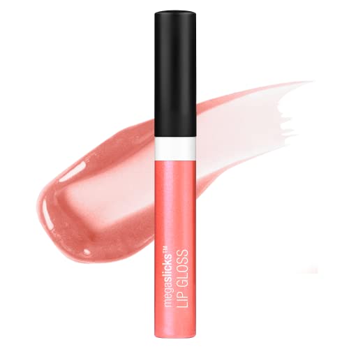 wet n wild MegaSlicks Lip Gloss, Ultra-Glossy, Vitamin-E Enriched, Ultra-Gloss High Shine Moisturizing, Cruelty-Free & Vegan - Strawberry Ice Beauty & Personal Care wet n wild
