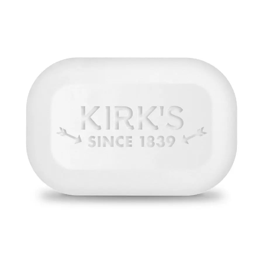 Kirk's 100% Premium Coconut Oil Castile Bar Soap, Lavender & Vanilla, 4 oz (113 g) Beauty & Personal Care Kirk's