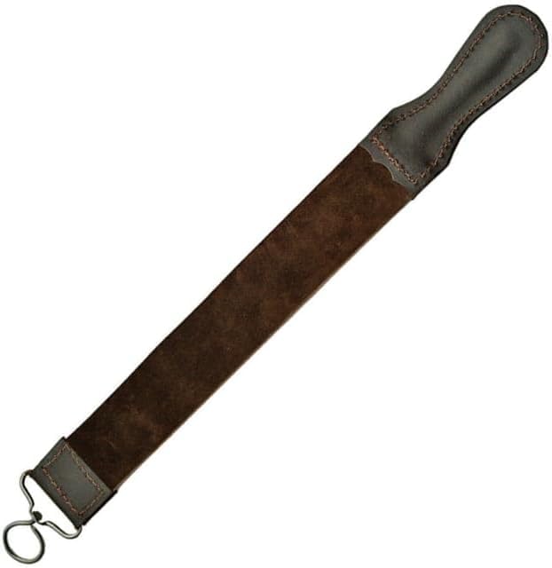 SZCO 20" Leather Strop for Straight Razor & Knife Sharpening - Dual-Sided Stropping Strap with Suede & Smooth Leather - Professional Honing Tool Beauty and Personal Care SZCO