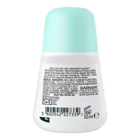 Garnier Deodorant Invisible Mineral Roll On Beauty and Personal Care Garnier