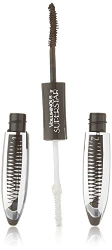 L'Oreal Paris Cosmetics Voluminous Superstar Mascara, Washable, Blackest Brown, 0.41 Fl. Oz, 1 Count