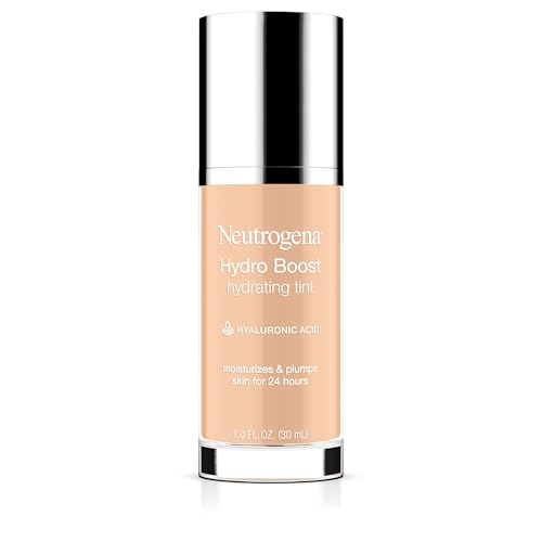 Neutrogena Hydro Boost Hydrating Tint Foundation Makeup for Dry Skin, with Hyaluronic Acid, Lightweight Oil-Free Water Gel, Non-Comedogenic 10 Classic Beauty & Personal Care Neutrogena