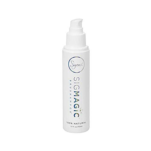 Sigma Beauty Sigmagic Brushampoo Liquid - Professional Grade Cleaner Solution for Makeup Brushes & Sponges to Remove Makeup Residue (5.1 FL Oz) Beauty & Personal Care Sigma Beauty