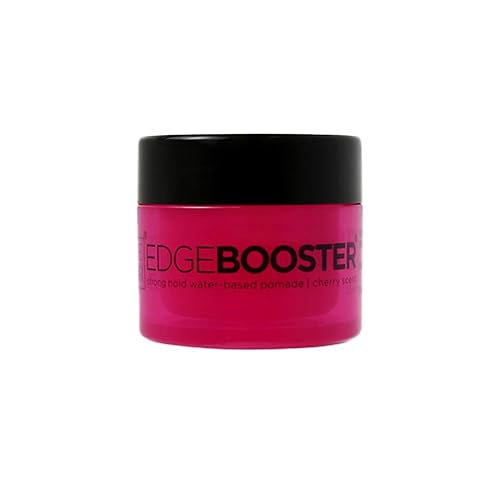 Style Factor EDGEBOOSTER Strong Hold Water-Based Pomade 0.85 Oz Mini Travel Size (0.85 Fl Oz (Pack of 1), Cherry) Beauty & Personal Care Style Factor
