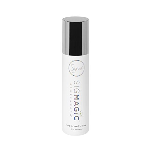 Sigma Beauty Sigmagic Brushampoo Liquid - Professional Grade Cleaner Solution for Makeup Brushes & Sponges to Remove Makeup Residue (5.1 FL Oz) Beauty & Personal Care Sigma Beauty