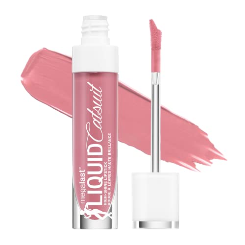 wet n wild MegaLast Catsuit High-Shine Liquid Lipstick Pink Flirt Alert Beauty & Personal Care wet n wild