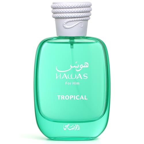 Rasasi Hawas Tropical Eau De Parfum Spray for Men, 3.4 Ounce Beauty & Personal Care RASASI